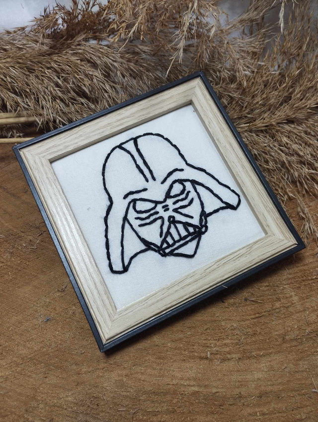 Cadre brodé - Dark Wador (Star Wars)