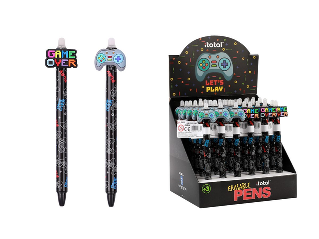 Penna cancellabile a scatto itotal LETS PLAY