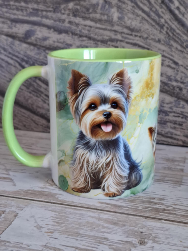 Mug vert marbré Isy