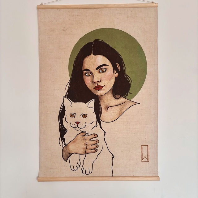 Collection 7 Vies, vert et chat