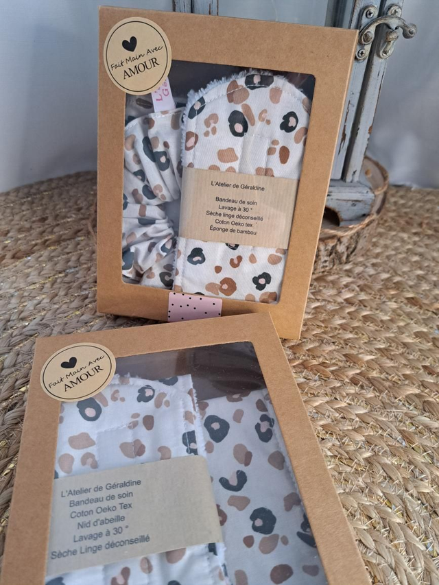 Coffret beauté ( bandeau de soin ,serviette à visage ,chouchou)