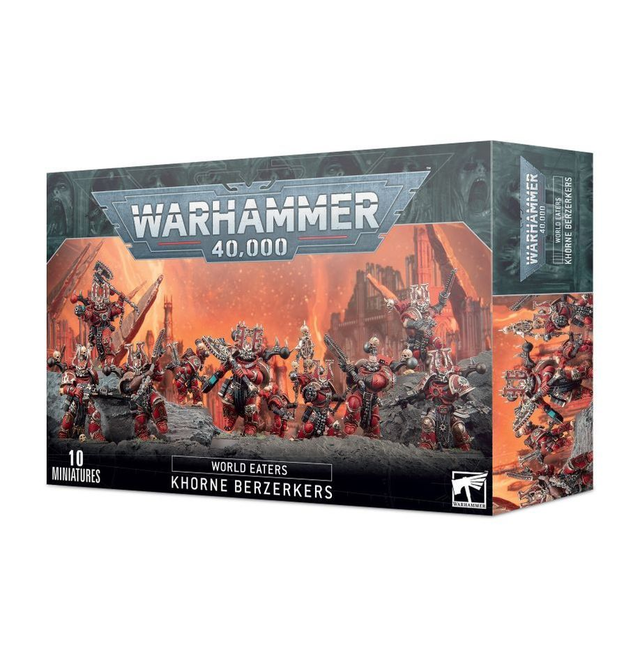 40k - Warhammer - World Eaters - Khorne Berzerkers