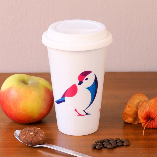 Thermobecher &quot;Blaubeermeise&quot;