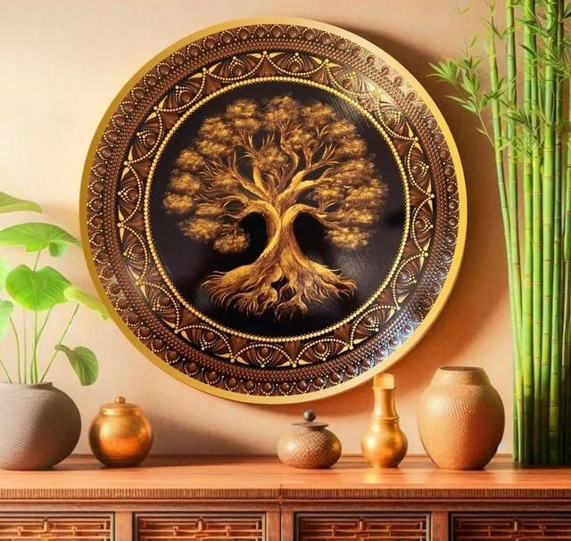 Décoration Murale - Tableau Arbre de vie 