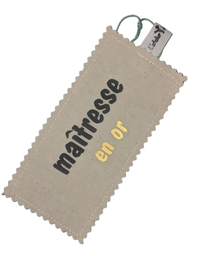Marque-page en tissu