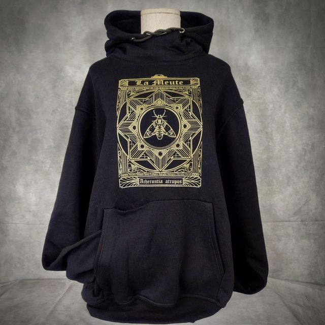 Hoodie Grand froid coton Bio "Acherontia"