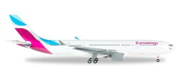 Eurowings Airbus A330-200 (D-AXGA), 1:200 Herpa 557399