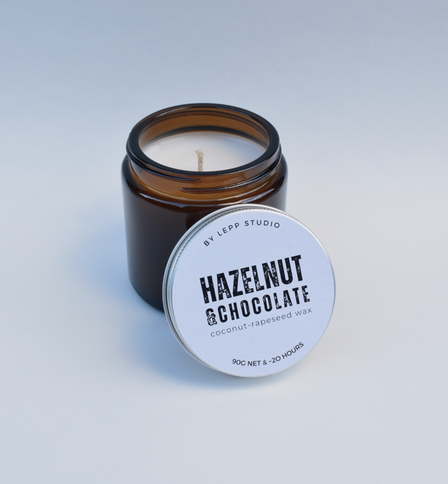 &quot;HAZELNUT &amp; CHOCOLATE&quot; candle 90g