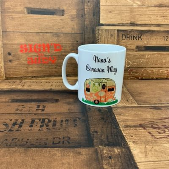 Pink Caravan Mug