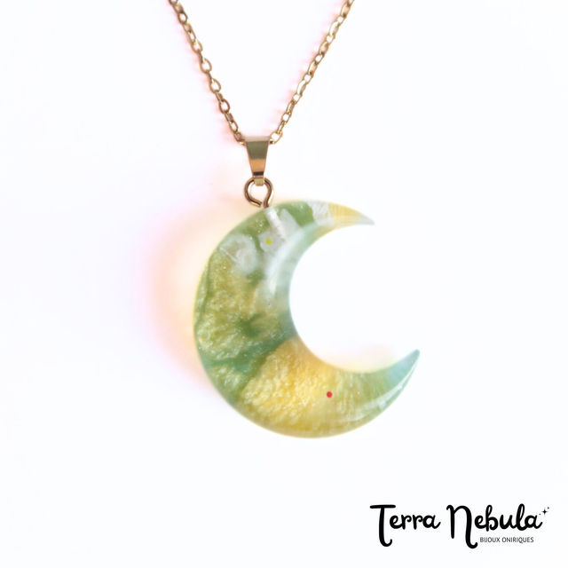 Collier Lune onirique Lumière | CO035