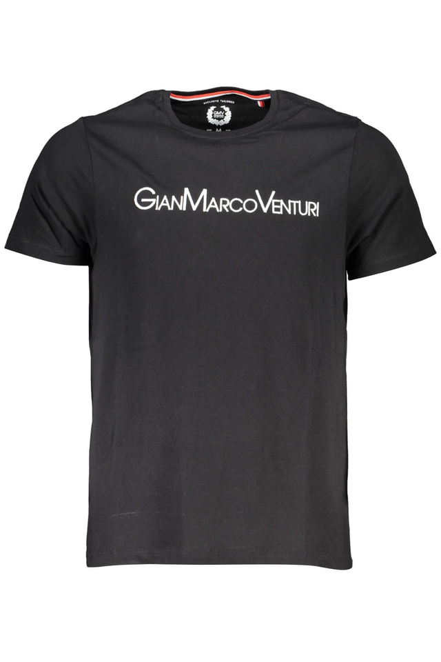 GIAN MARCO VENTURI T-SHIRT MANICHE CORTE UOMO NERO
