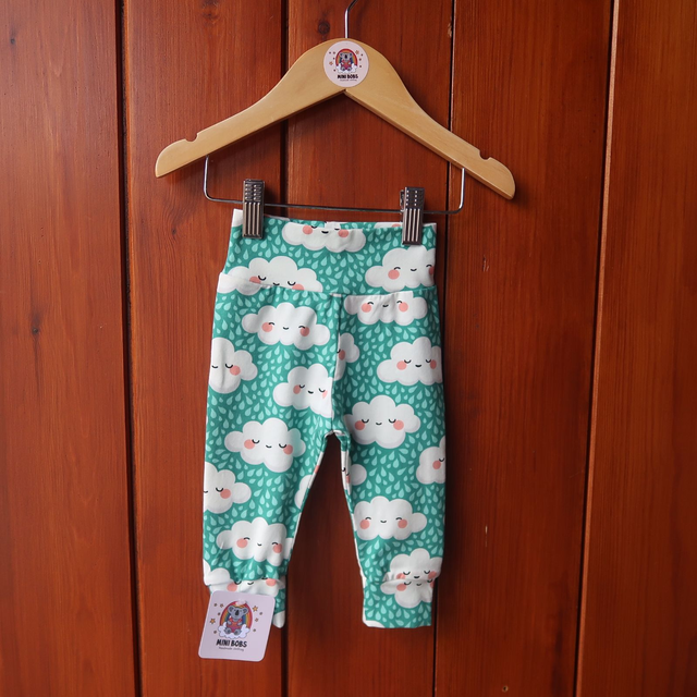 Teal Cloud Leggings