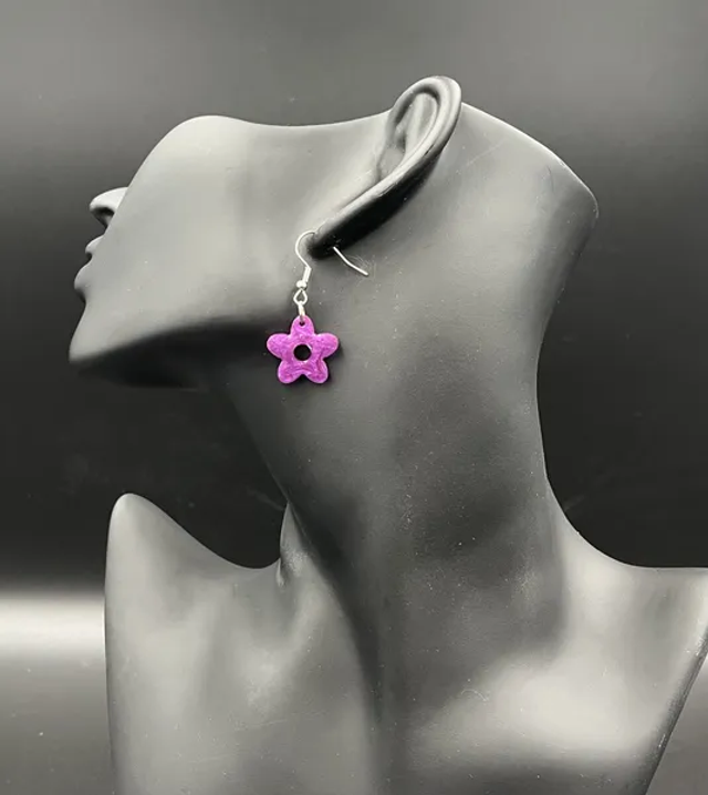 Boucles d&#039;oreilles Fleur (10250)