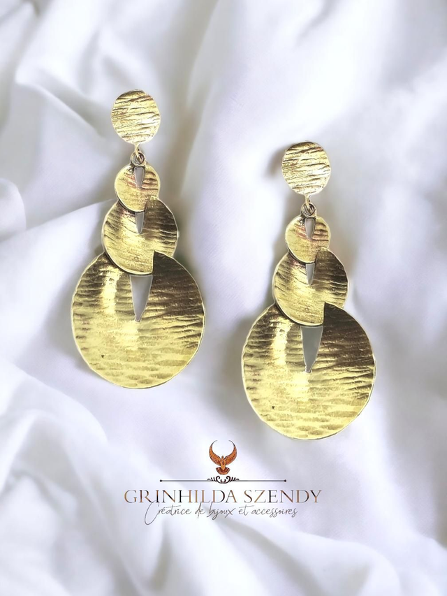 boucles d'oreilles "Nenufar"