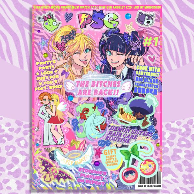 PSG A5 Sticker Sheet