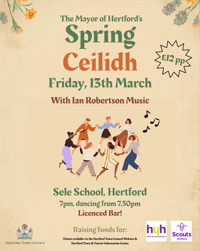 The Mayor of Hertford's Spring Cèilidh