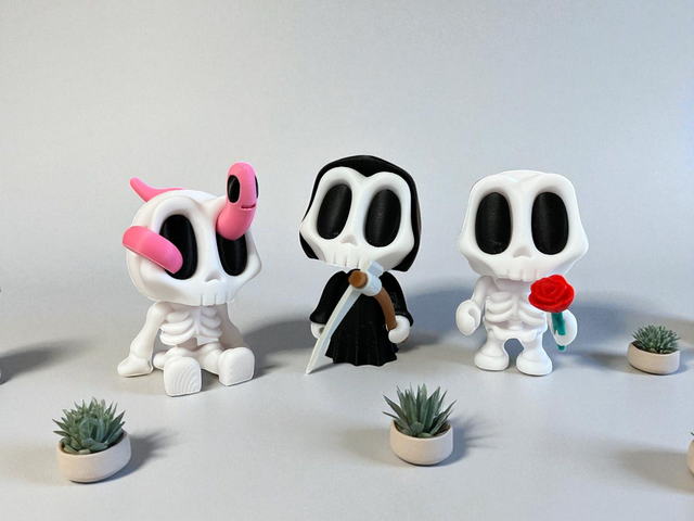 Halloween Skeletons Figurines