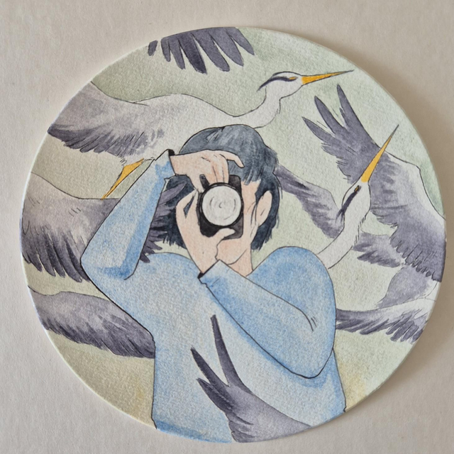 Ink24#26 Appareil Photo - Aquarelle