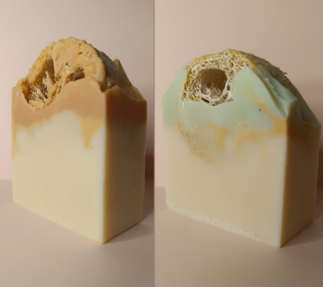 Loofah Soap with Mango Butter