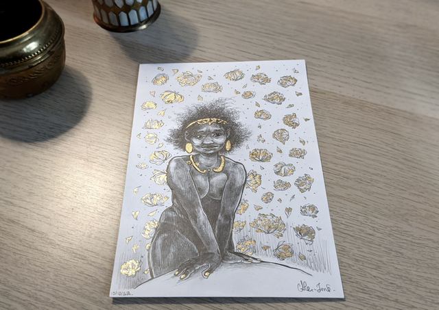 Déesse, Format A5, 14,8 x 21 cm