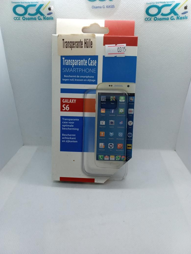 *0315-  Galaxy s6 Temperamanate hülle