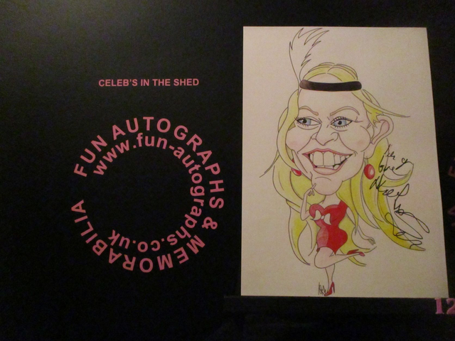 Nicole Faraday Limited Edition A4 Authentic Autographed Caricature (12)