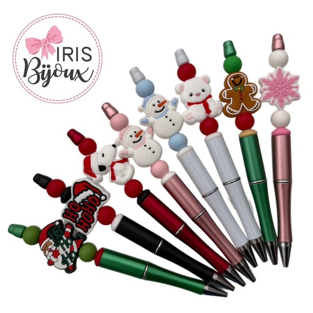 Penna natalizia con elementi in sìlicone alimentare 