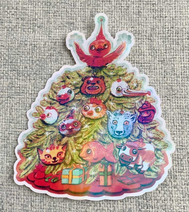 Die-Cut-Sticker "Christmas Baum"