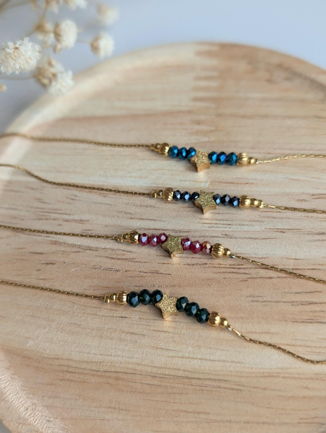 Bracelet Précieux étoile diamantée 