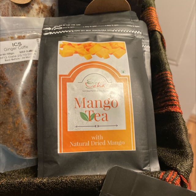 Mangotee (Schwarztee mit Mangostückchen) 100g