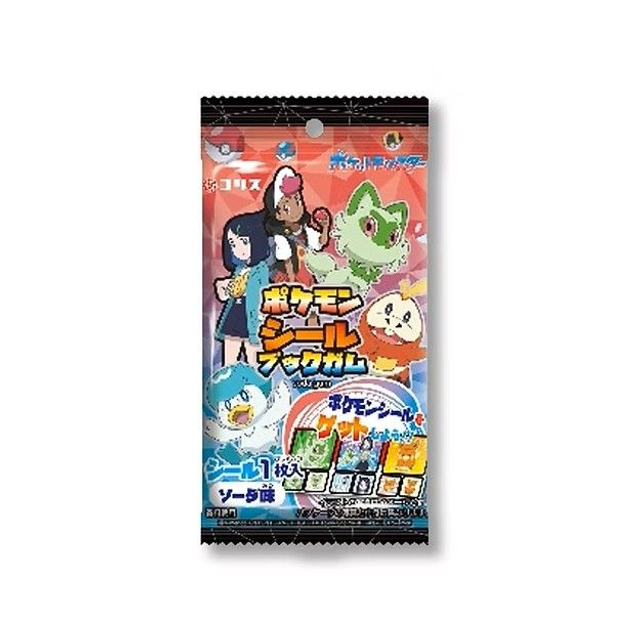 Chewing-gum CORIS Pokémon saveur soda avec autocollant – 3,5 g
