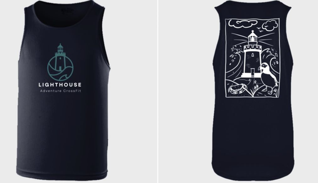 Lighthouse and Puffin Wicking Vest