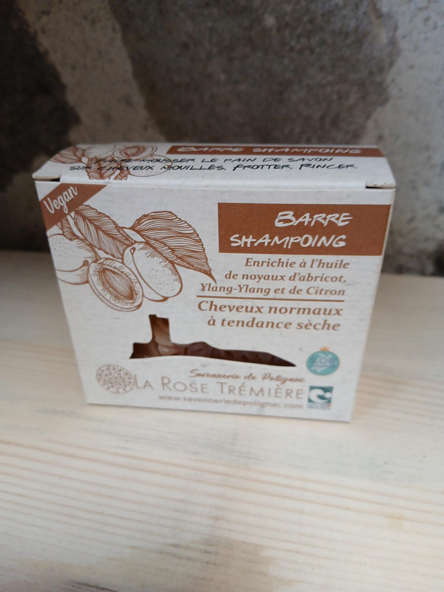 Shampoing solide cheveux normaux à tendance sèche 