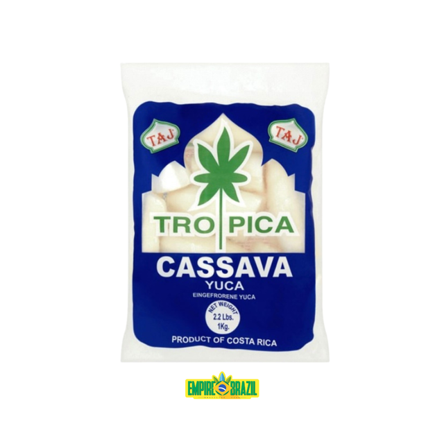 Mandioca Congelada Pedaços / Frozen Cassava Chuck TROPICA 1KG