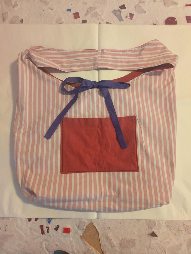 Sac rose rayé 15.03 