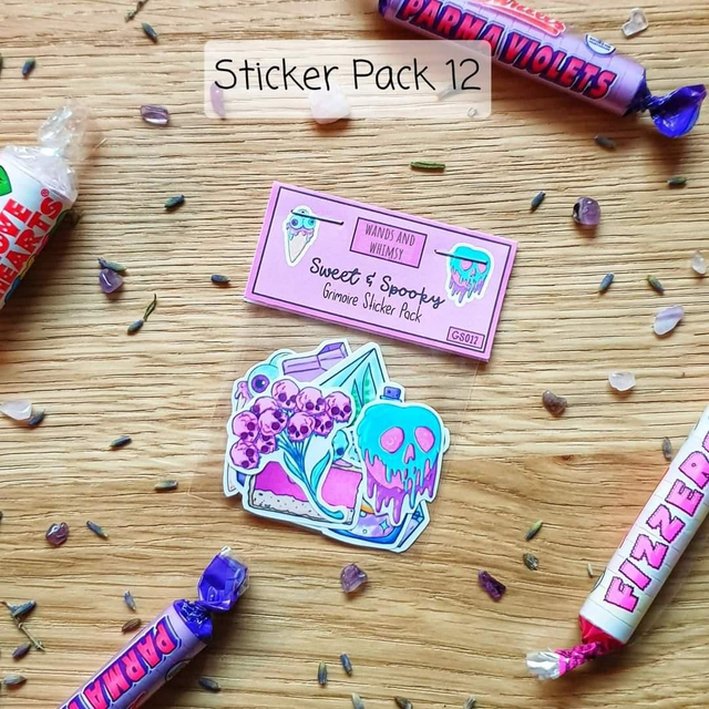 Grimoire Sticker Pack - Sweet &amp; Spooky