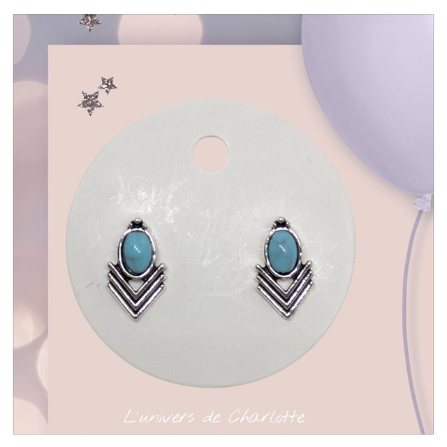 Boucles d&#039;oreilles &quot;Pointe&quot; BO-125