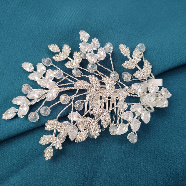 Peigne en bijoux de tête pour la coiffure de la mariée 