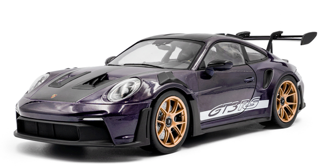 Porsche 911 GT3 RS Weissach Purple metallic Solido 1:18