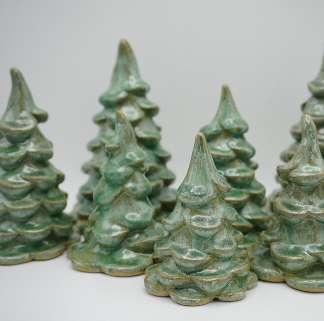 Juletræer - Kobbergrøn