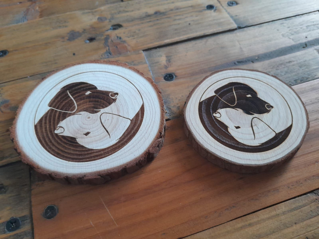 RONDIN YIN et YANG CHIENS