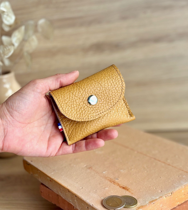 porte monnaie fauve