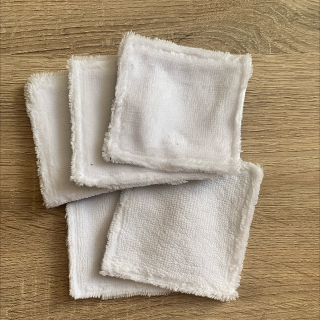 Lot de 5 lingettes lavables