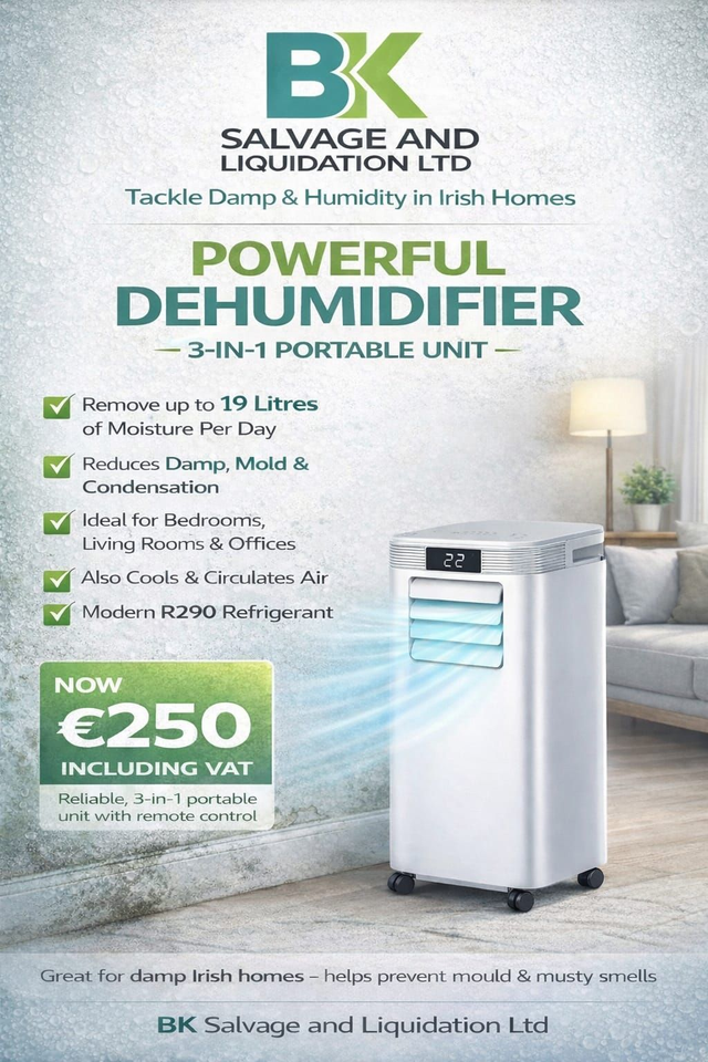 3-IN-1 Portable Air Conditioner & Dehumidifier & Fan Condition