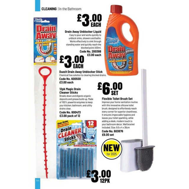 Flexible Toilet Brush