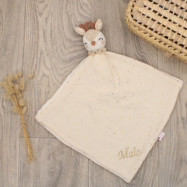 Doudou biche blanche