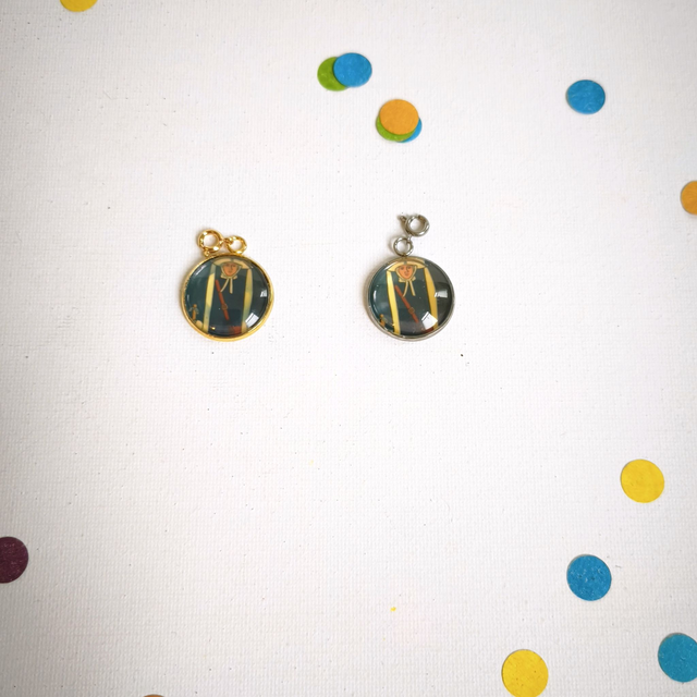 Charm’s Carnaval – Acier inox et verre –  interchangeable – Bijou personnalisable  