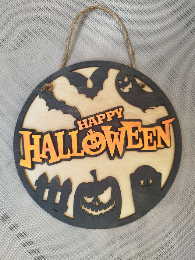 Plaque déco Halloween