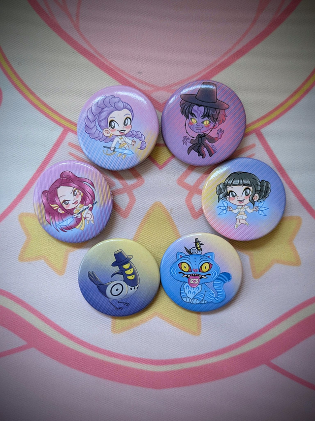 Badges Kpop Demon Hunters