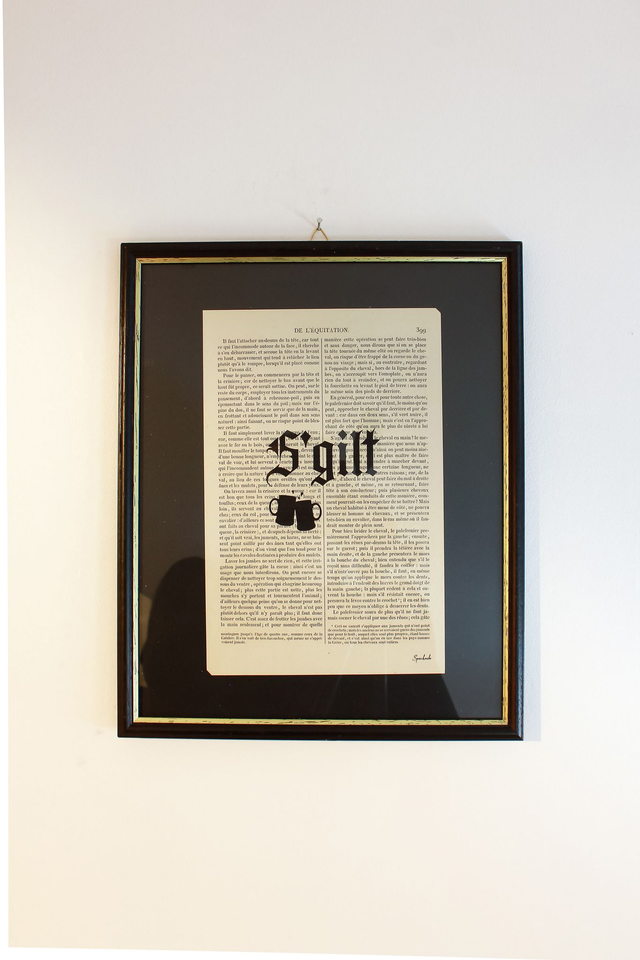 S&#039;gilt encadré